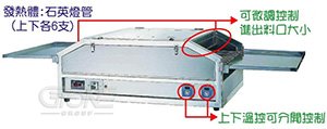 玉米熊  隧道式烤爐 (450型) LTA-N2G-M45B