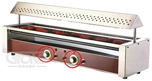 玉米熊  圓筒式烤香腸機(特大型)  LTA-VT-XLB